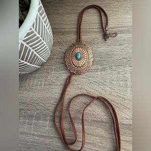 CONCHO BOLO NECKLACE